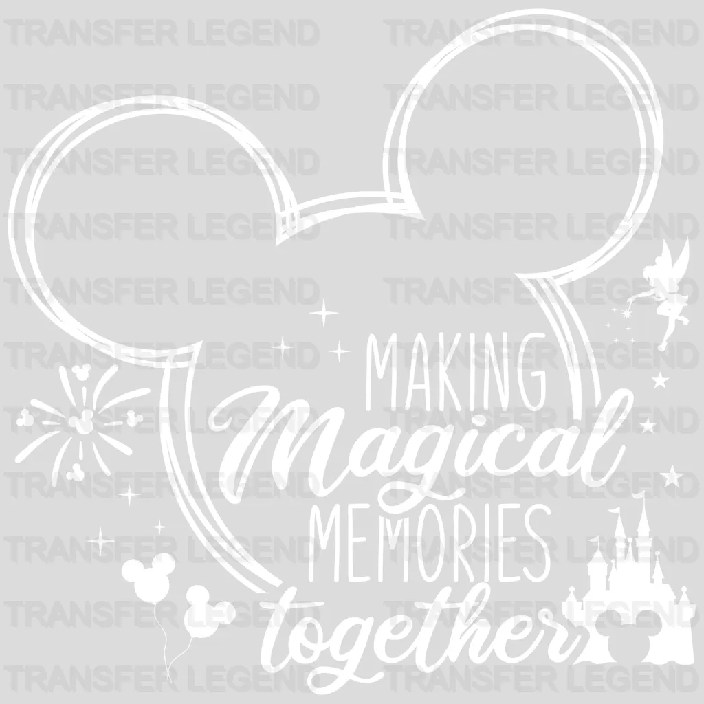 Mouse Making Magical Memories Together Design - Disney DTF Transfer - transferlegend