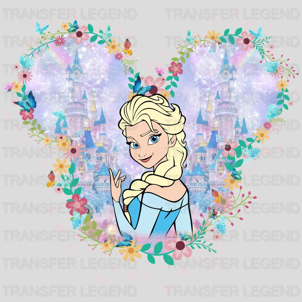 Princess 5 Disney Designs - DTF Heat Transfers