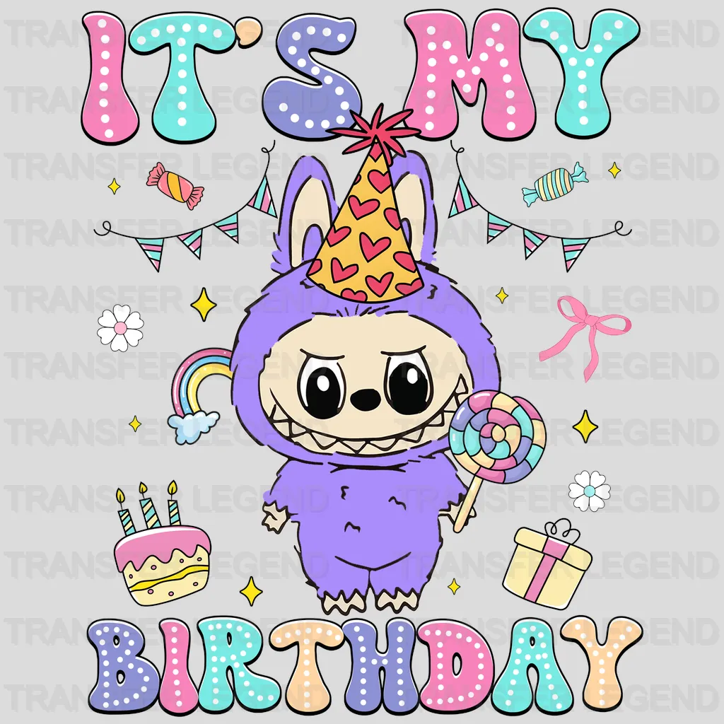 It's My Party Labubu Design - DTF Heat Transfers
