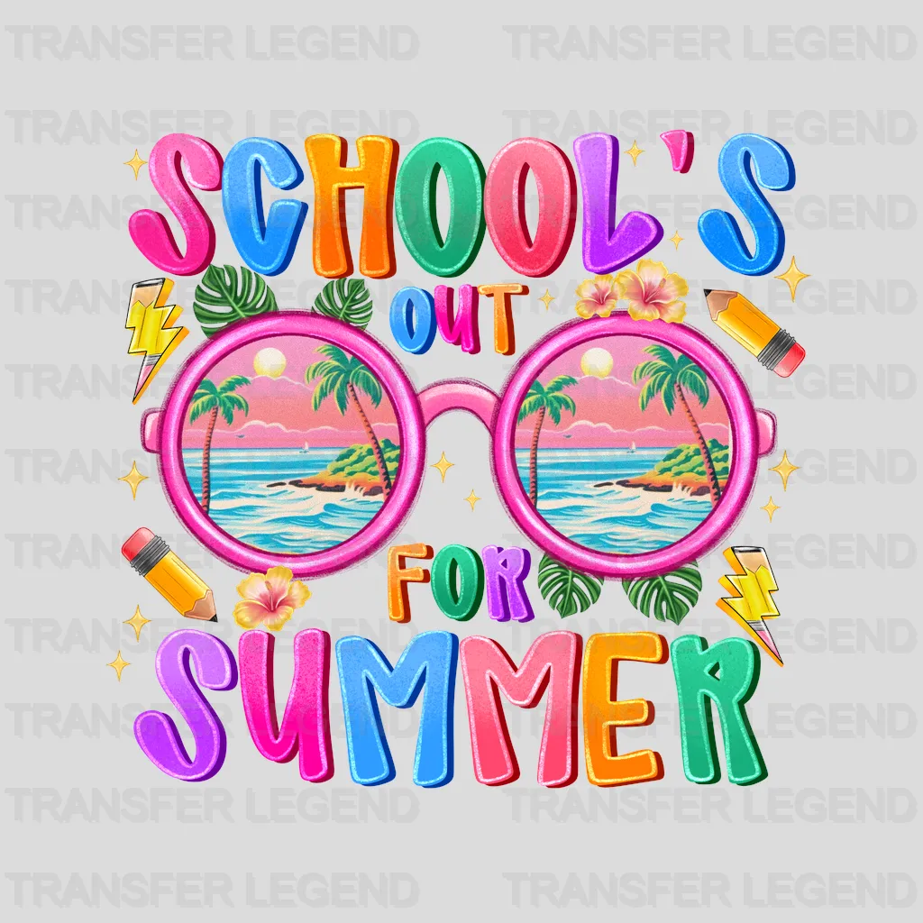 School's Out Summer Design - DTF Heat Transfers - transferlegend