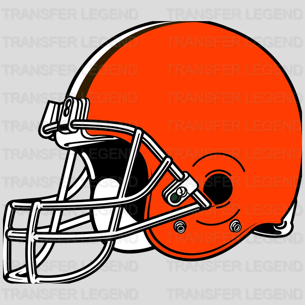 Cleveland Browns “I Love Browns” Text Emblem NFL Design - DTF Heat Transfer