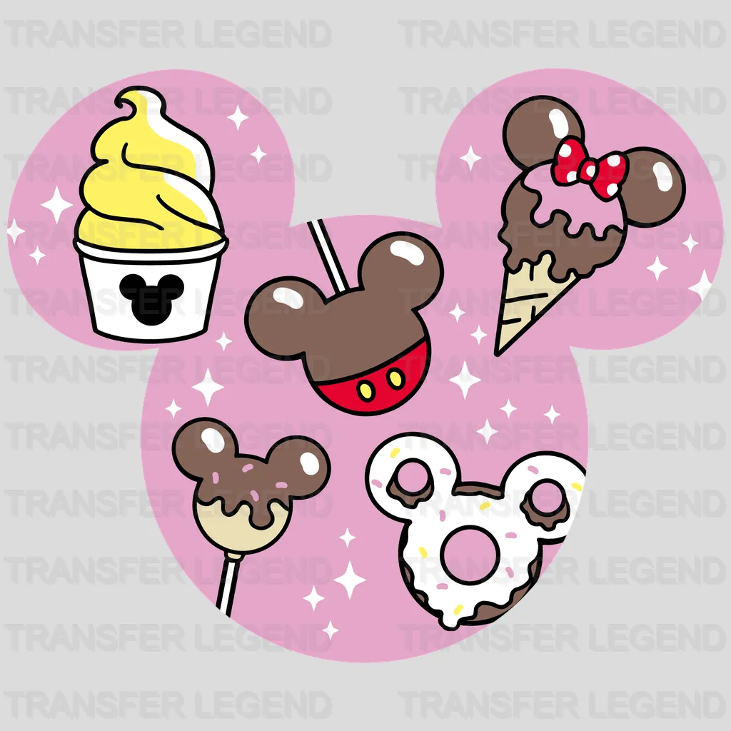 Snacks Head Design - DTF heat transfer - transferlegend
