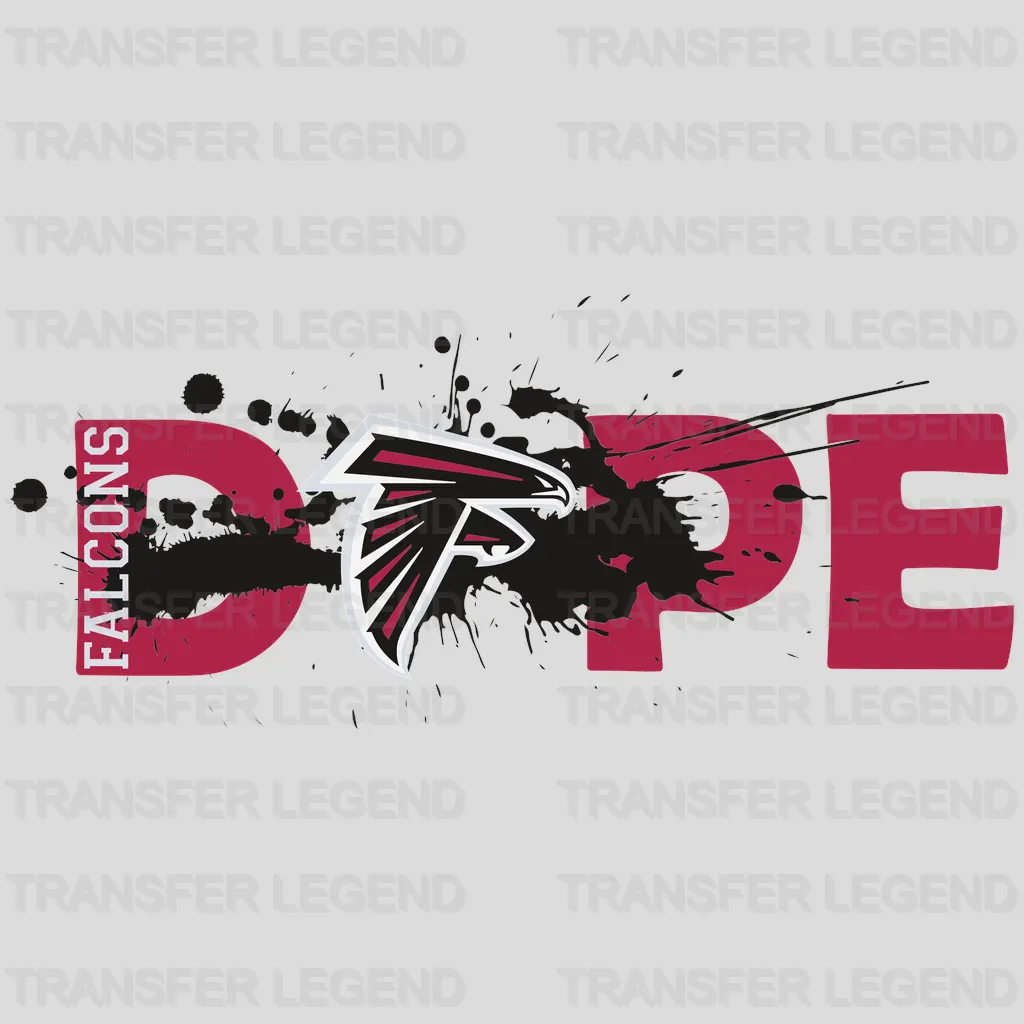 Atlanta Falcons Dope Wordmark NFL Design - DTF Heat Transfer