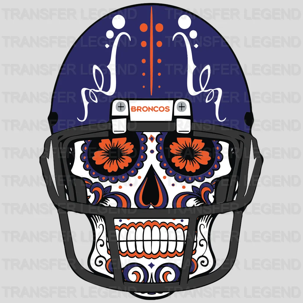 Denver Broncos Bandit Mask Graphic NFL Design - DTF Heat Transfer