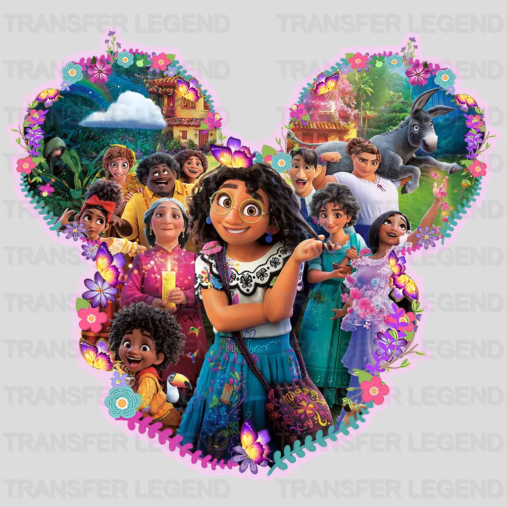 Encanto Ears Design - DTF heat transfer - transferlegend