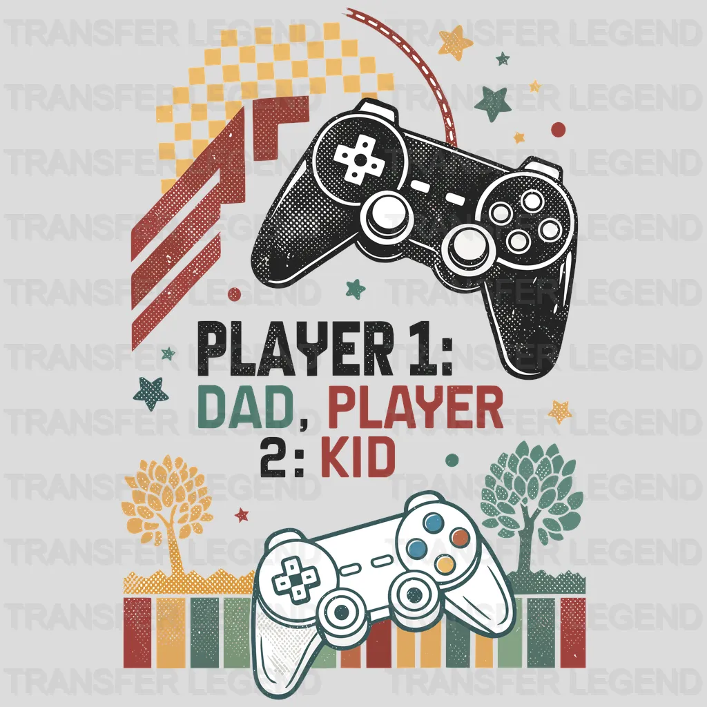 Dad Kid Fathers Day Design - DTF Heat Transfers - transferlegend