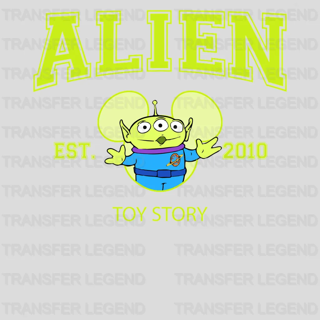 Alien Story Toy Story Disney Designs - DTF Heat Transfers