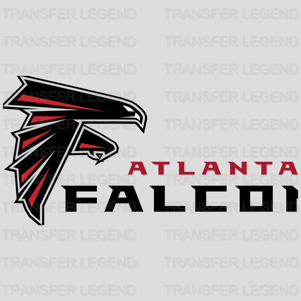 Atlanta Falcons Dripping Lips Football Logo NFL Design - DTF Heat Transfer
