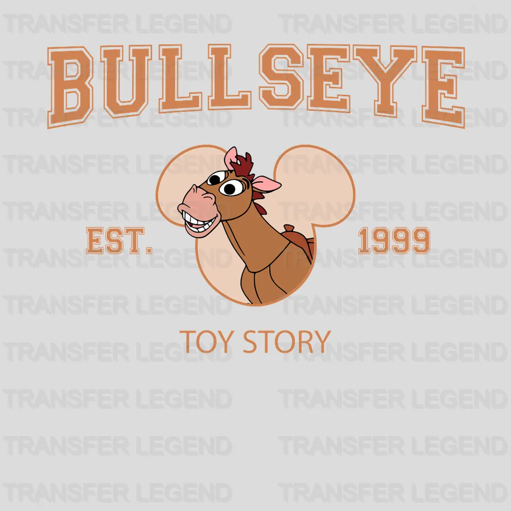 Bullseye est.1999 Toy Story Disney Designs - DTF Heat Transfers