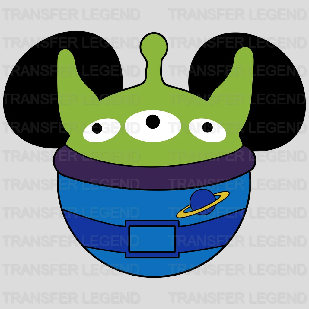 Pizza Planet Alien Design - DTF heat transfer - transferlegend