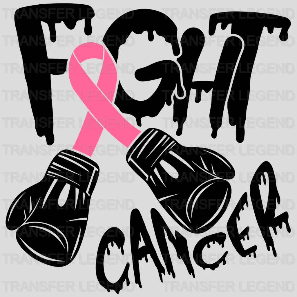 Brea.. Cancer Fighter Design - DTF heat transfer - transferlegend