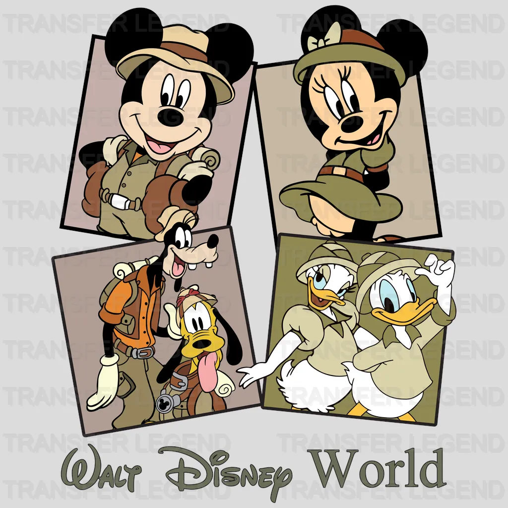 Animal Kingdom World Disney Designs - DTF Heat Transfers