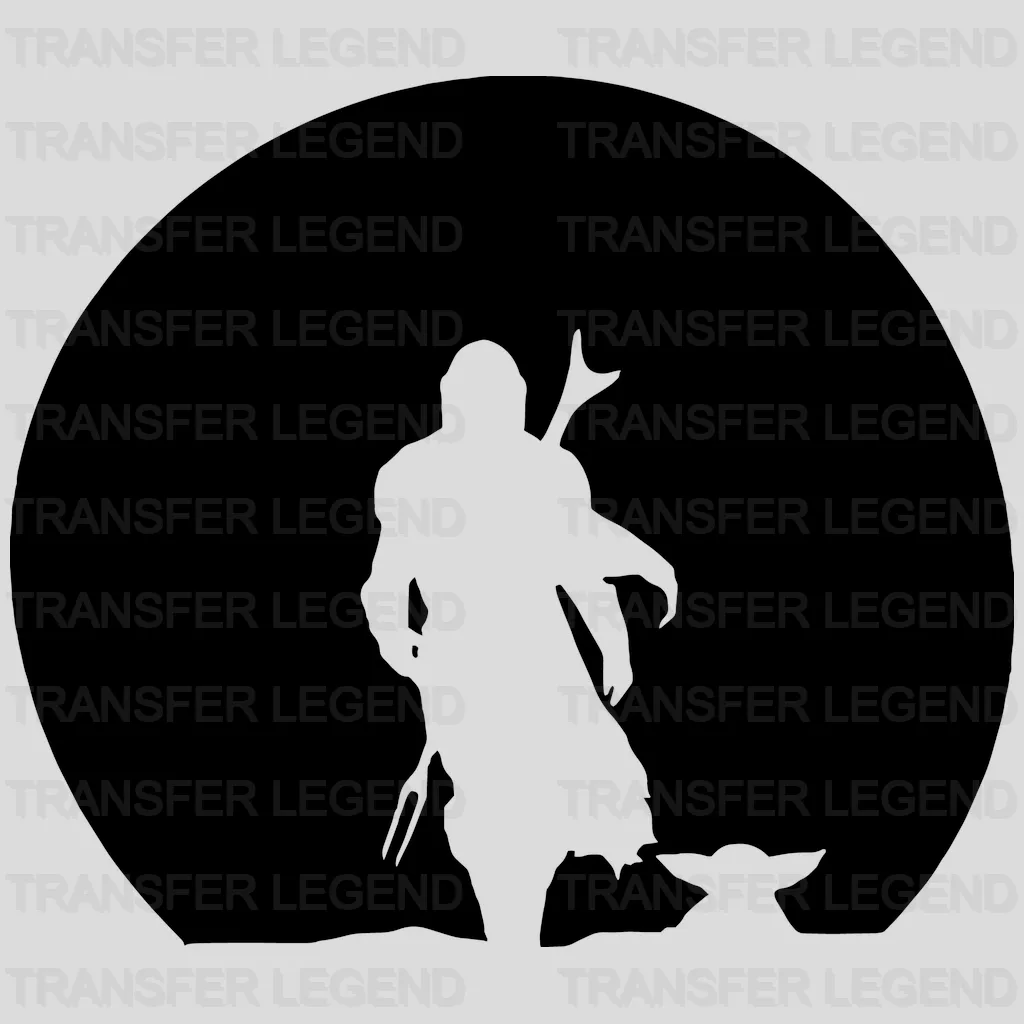 Star Wa Mandalorian Design - DTF heat transfer - transferlegend