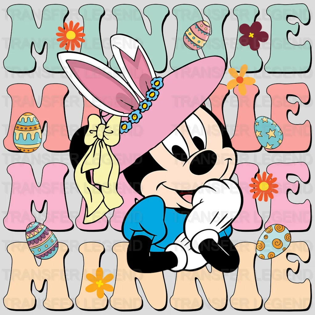 Easter Minnie Stack Design - DTF heat transfer - transferlegend