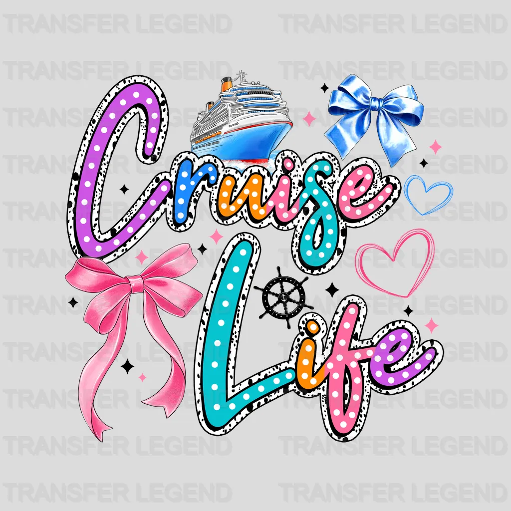 Cruise Life Summer Design - DTF Heat Transfers - transferlegend