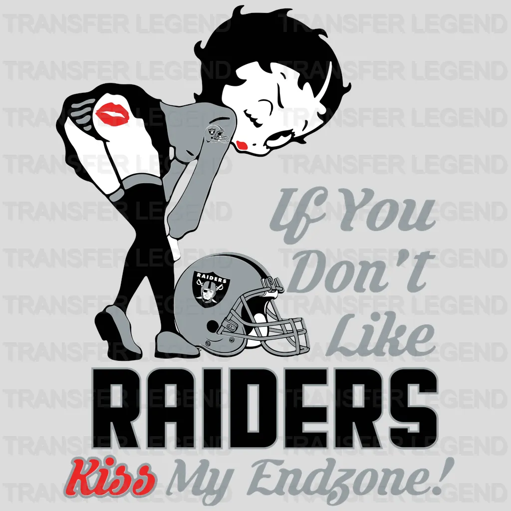 Las Vegas Raiders cowboy skull wearing team hat and crossed swords, NFL design - DTF Heat Transfer