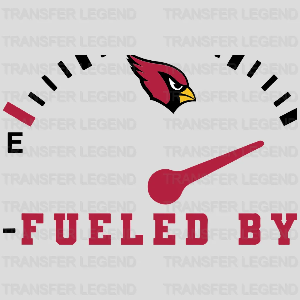 Arizona Cardinals Fueled By Haters Gauge NFL Design - DTF Heat Transfer