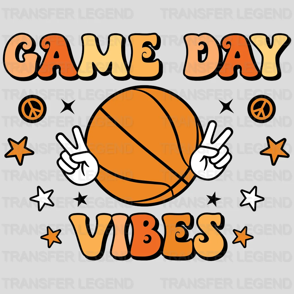 Game Day Vibes Basketball DTF Transfer - transferlegend