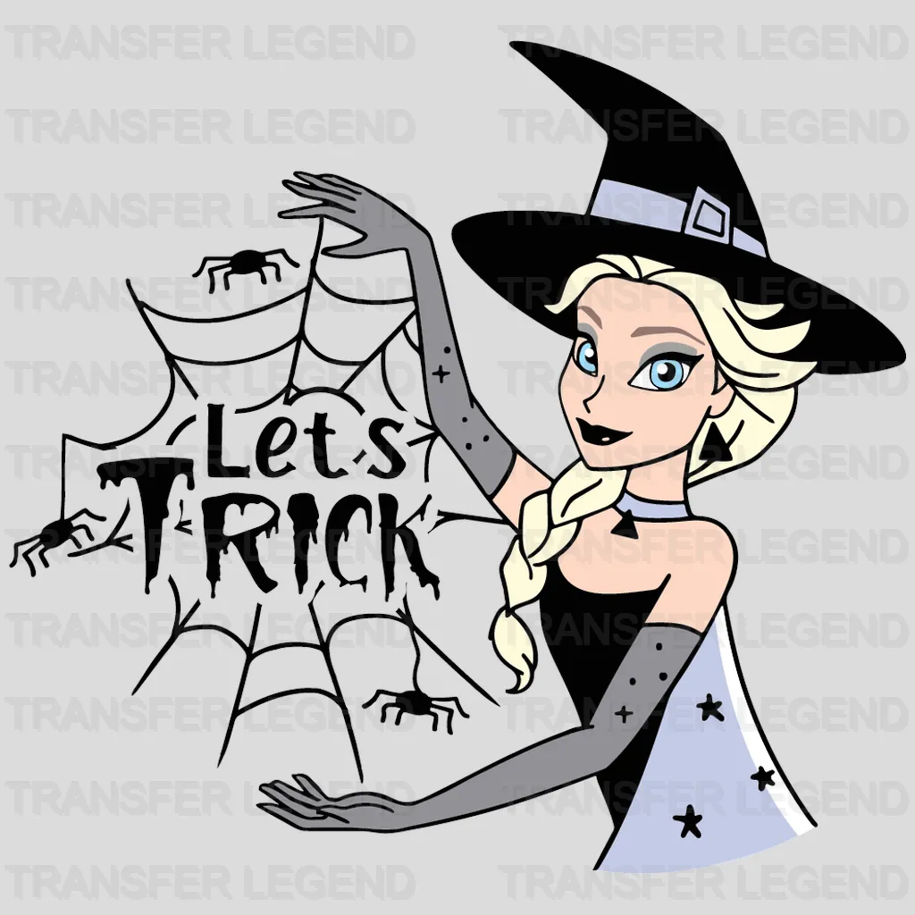 Princess Let's Trick Design - DTF heat transfer - transferlegend