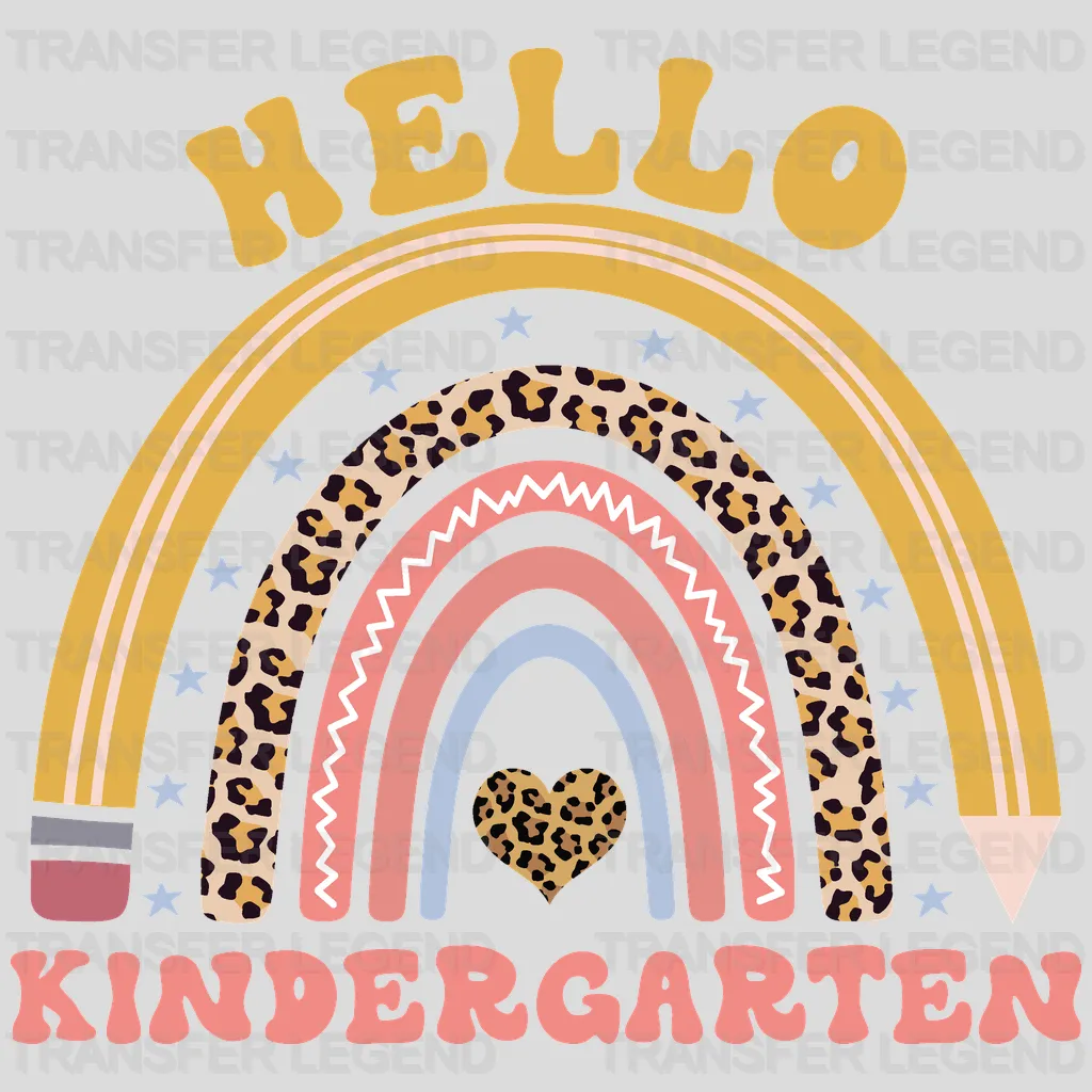 Hello Kindergarten - Back To School DTF Transfer - transferlegend
