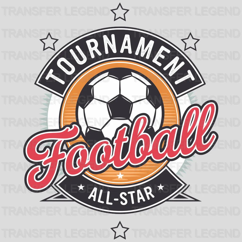 Tournament All Star Soccer Design - DTF Heat Transfers - transferlegend
