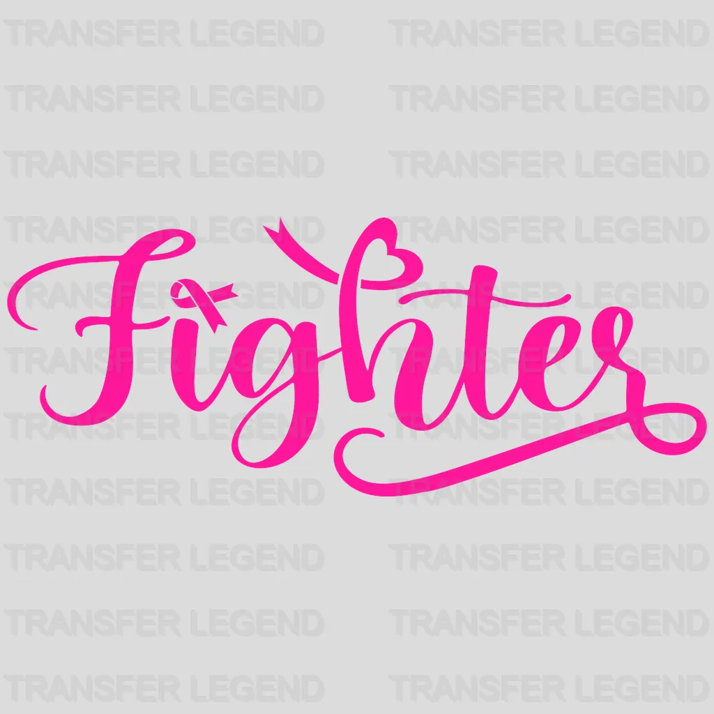 Brea.. Cancer Fighter Design - DTF heat transfer - transferlegend