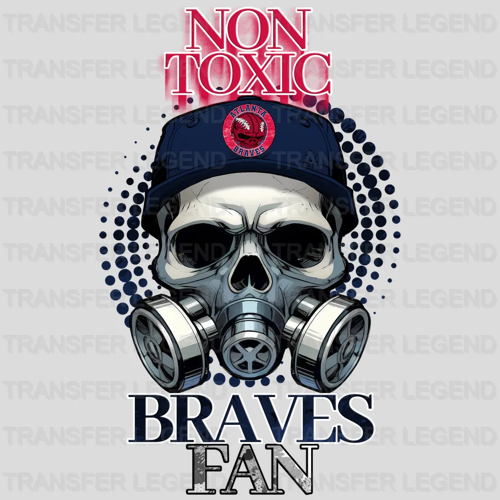 Atlanta Braves MLB Non Toxic Fan DTF Iron On Transfer