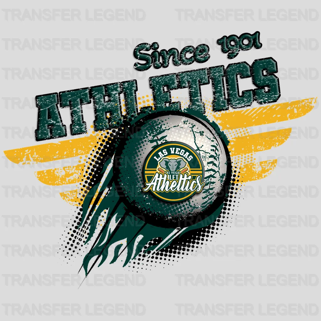 Oakland Athletics MLB Since 1901 DTF Iron On Transfer