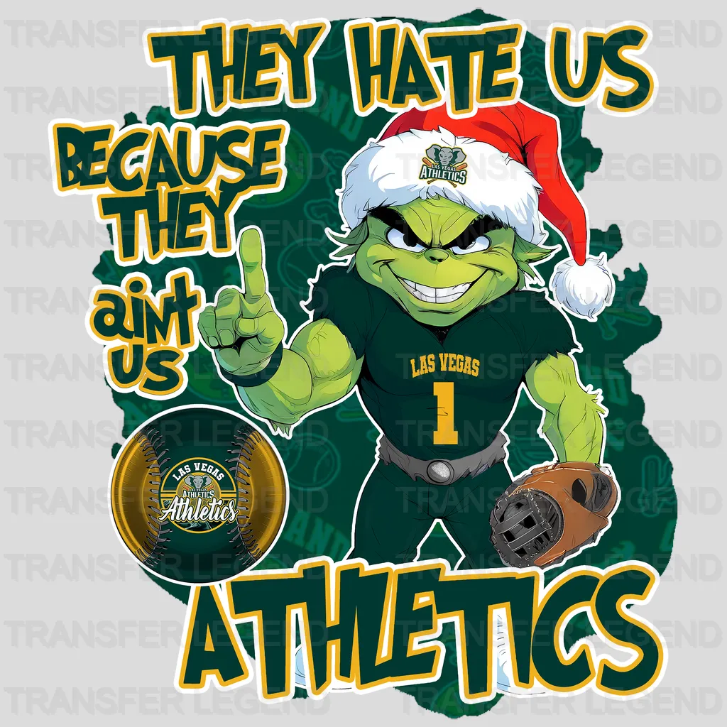Oakland Athletics MLB Las Vegas They Hate Us DTF Iron On Transfer