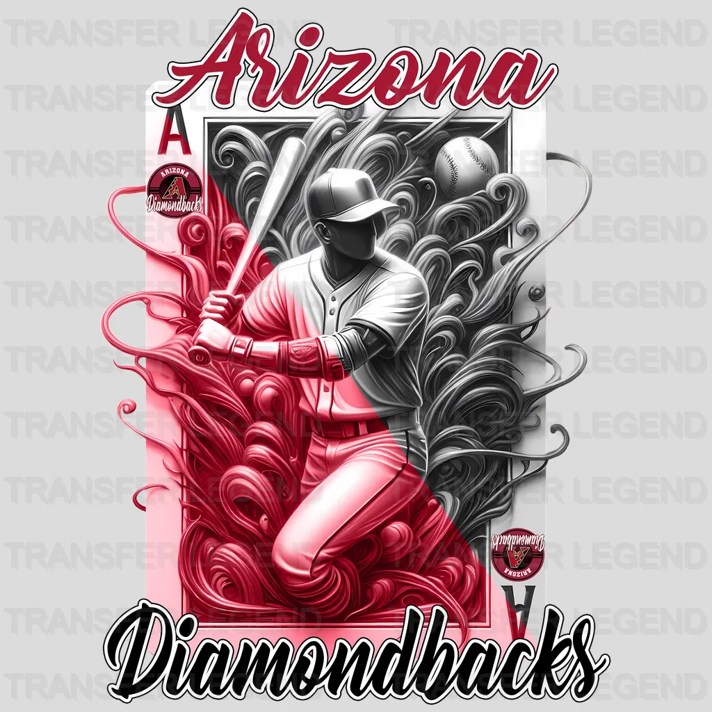 Arizona Diamondbacks MLB Vintage Grunge Poster Graphic - DTF Iron On Transfer