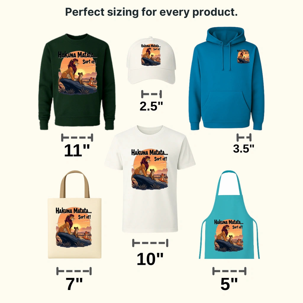 Hakuna Matata Sort Of Disney Designs - DTF Heat Transfers