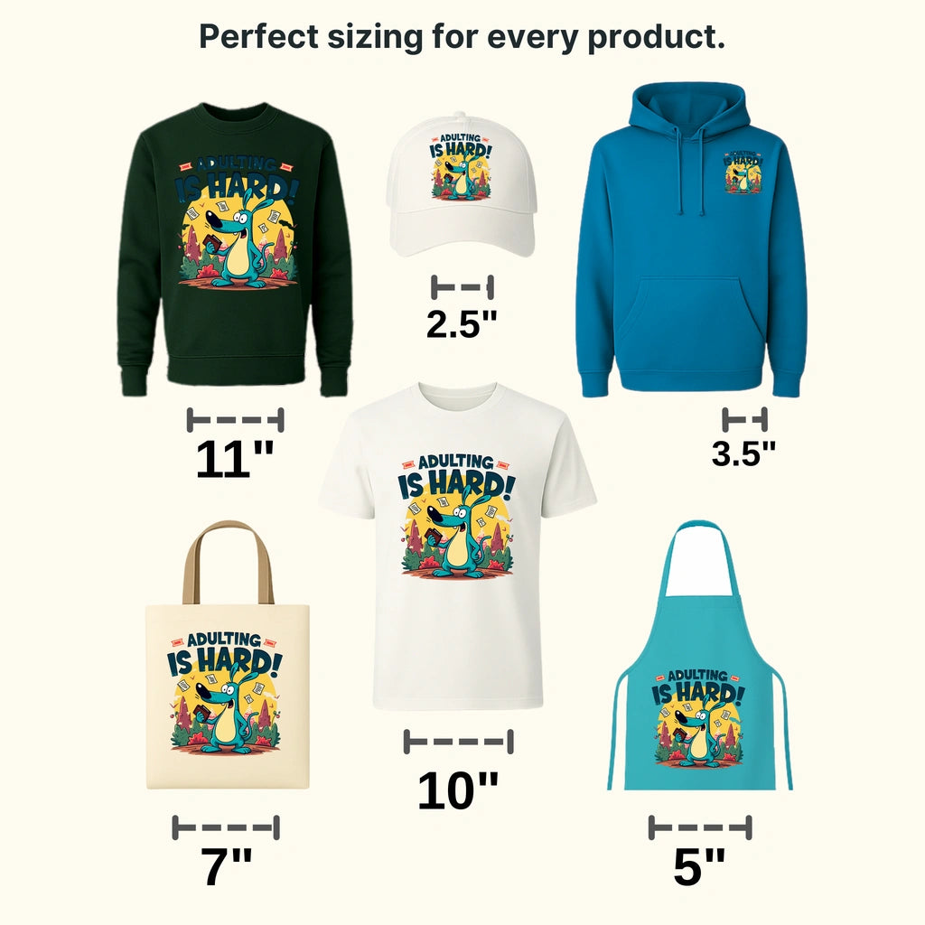 Adulting Is Hard Disney Designs - DTF Heat Transfers