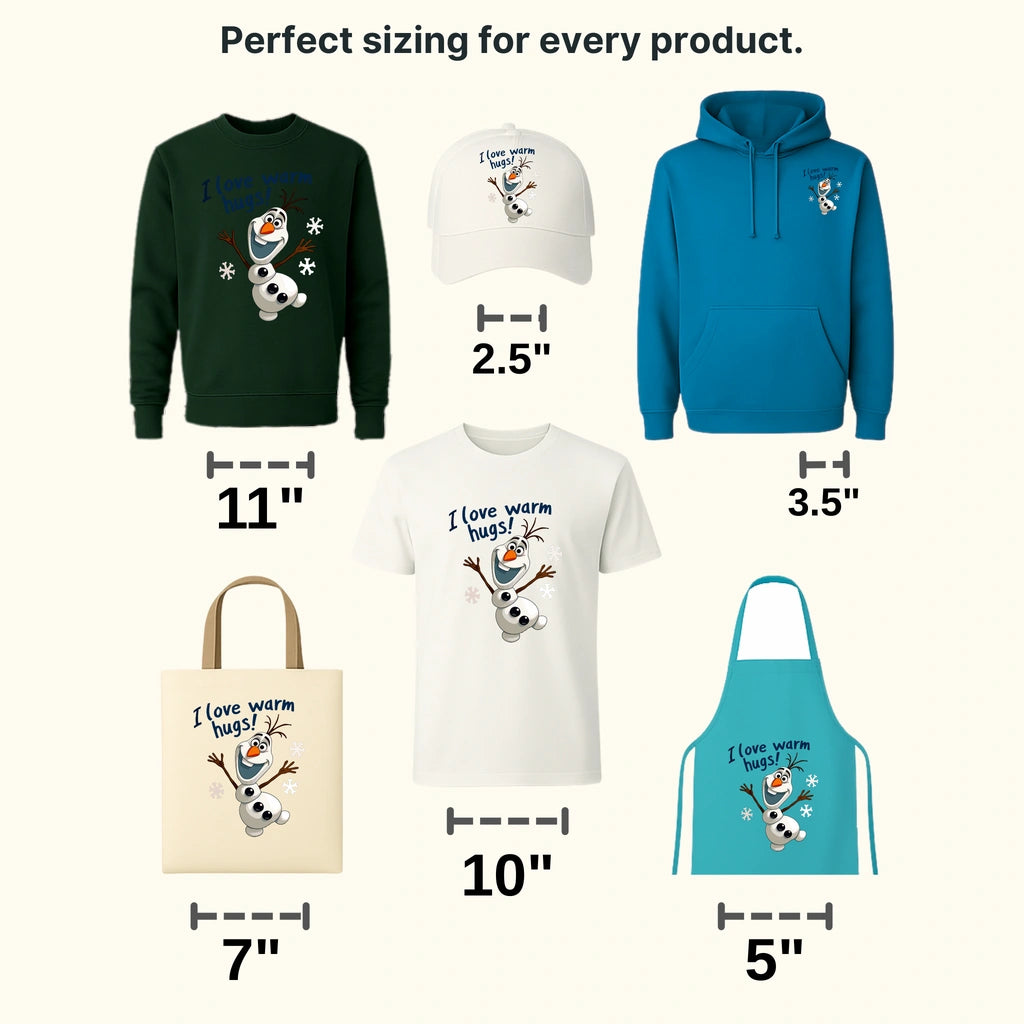 I Love Worm Hugs Disney Designs - DTF Heat Transfers