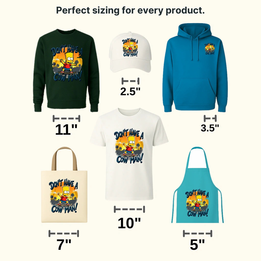 Don't Have A Cow Man Disney Designs - DTF Heat Transfers