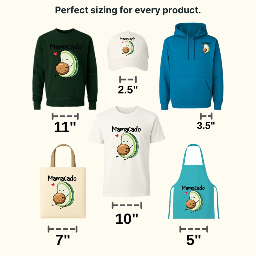 Mamacado pregnant mom Design - DTF heat transfer - transferlegend