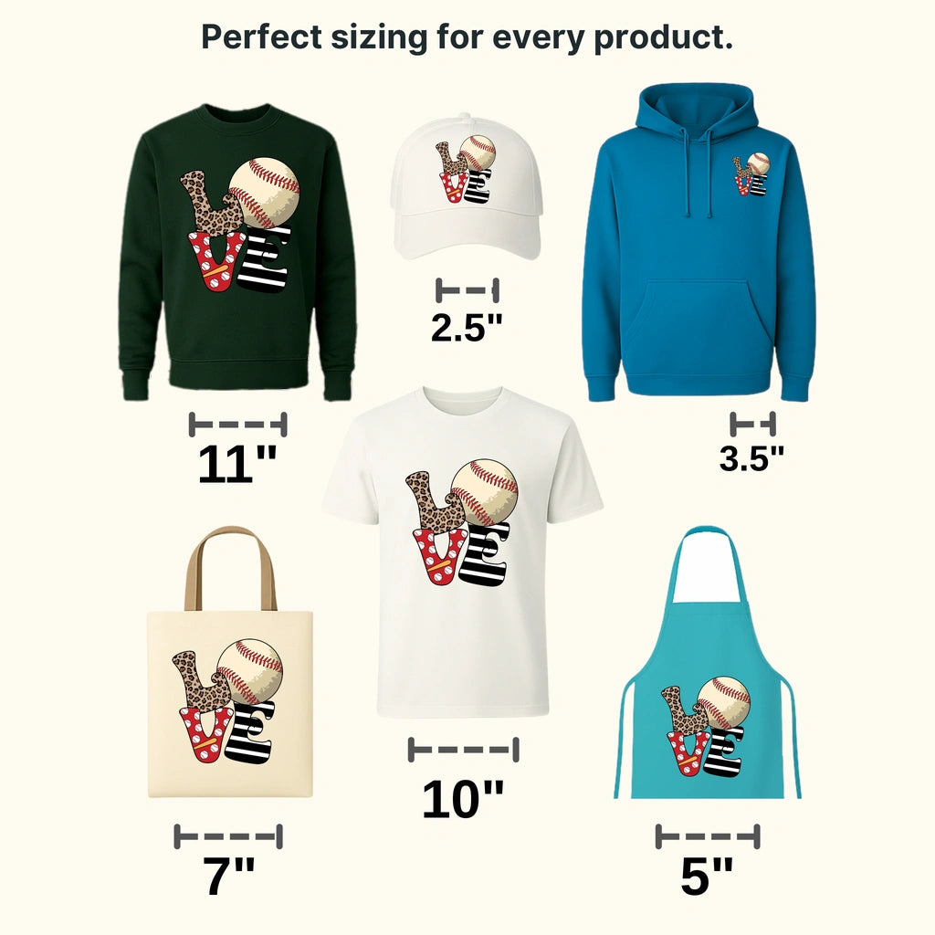 Love Baseball DTF Transfer - transferlegend