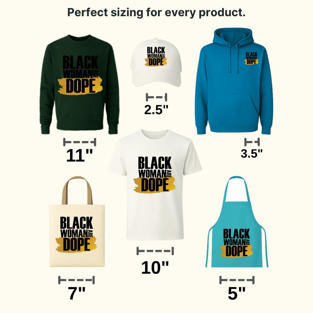 Black Women Are Dope - BLM design DTF heat transfer - transferlegend