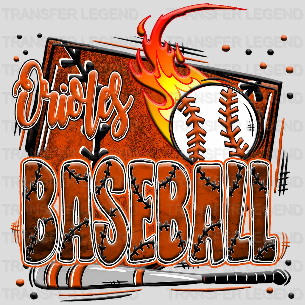 Baltimore Orioles MLB Orioles DTF Iron On Transfer