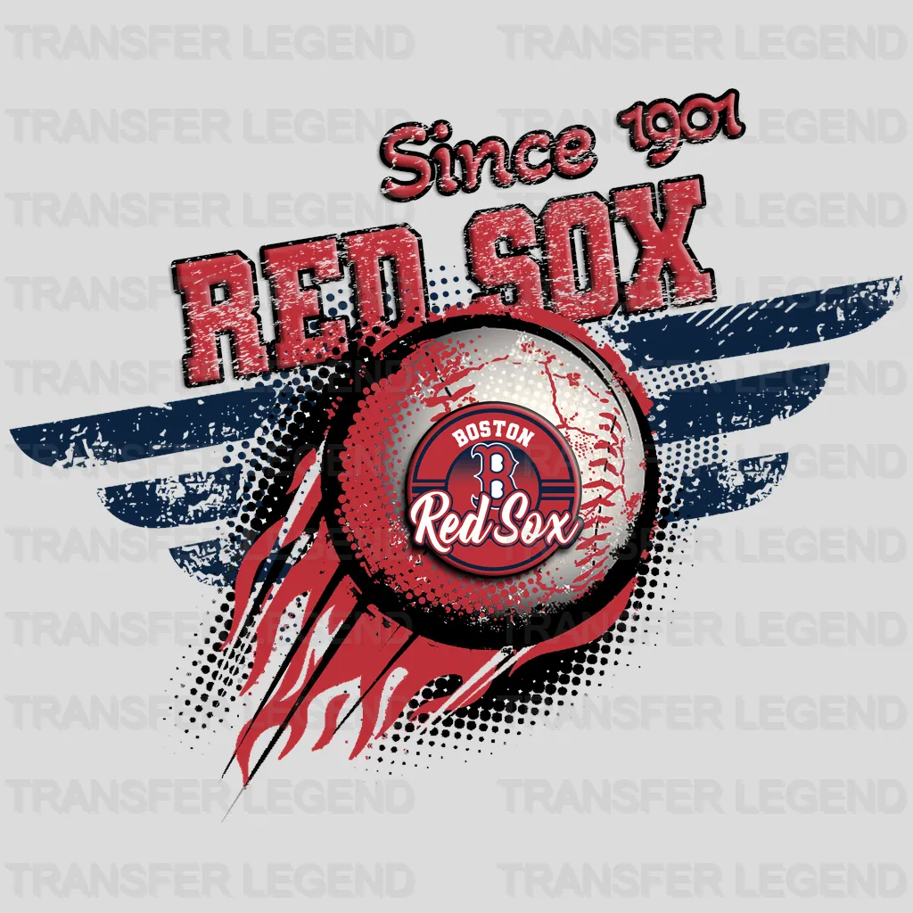 Boston Red Sox MLB Boston Red Since 1901 DTF Iron On Transfer