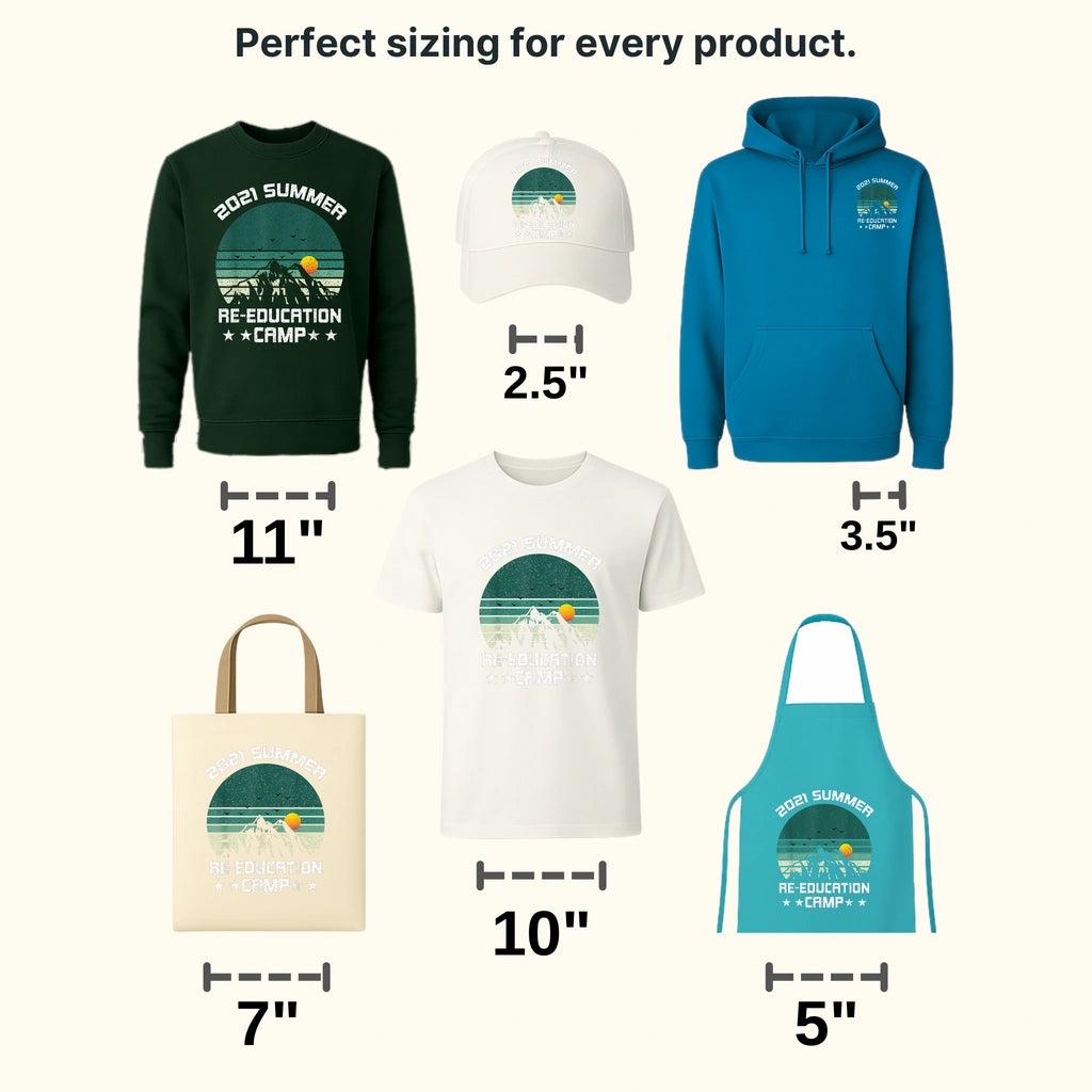 2021 Summer Re-Education Camp - Group Camp - Camp Lovers Design - DTF heat transfer - transferlegend