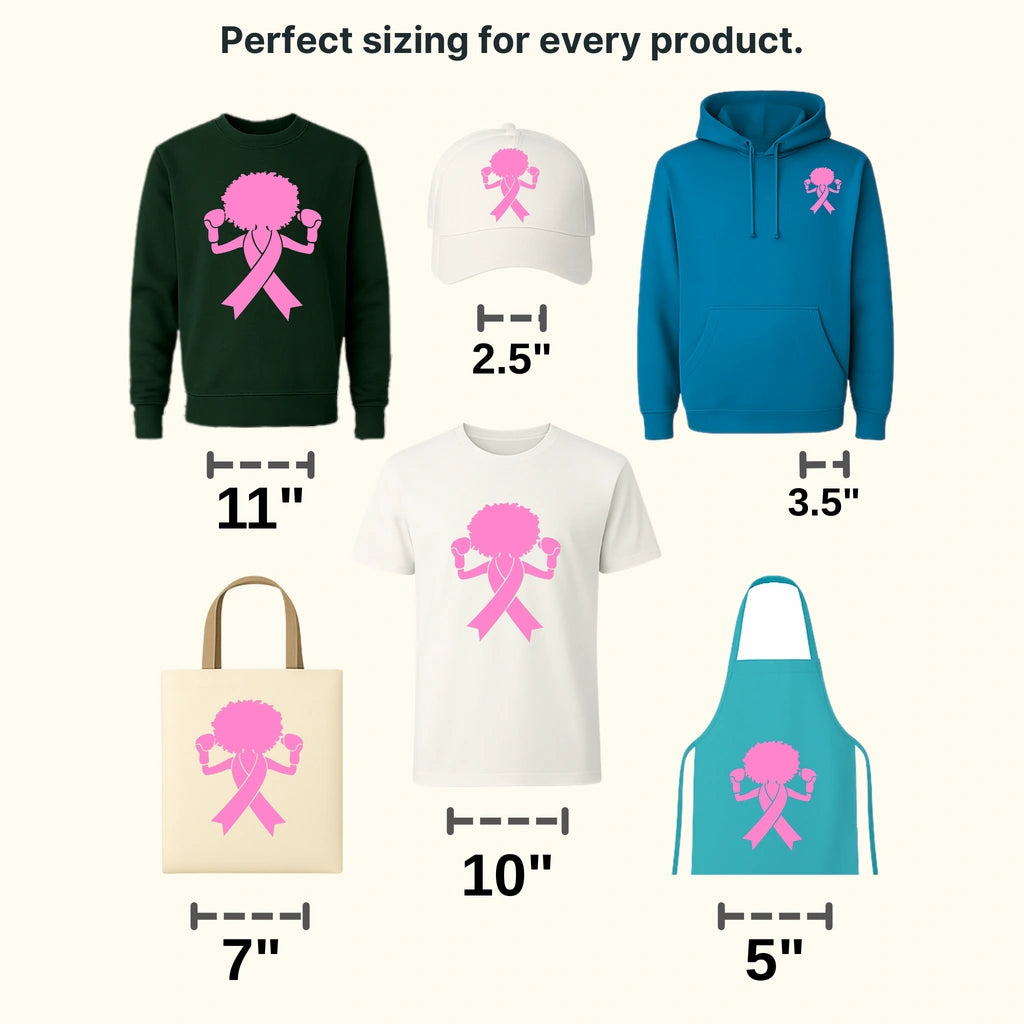 Brea.. Cancer Fighter TRANSFER - DTF Heat Transfer - transferlegend