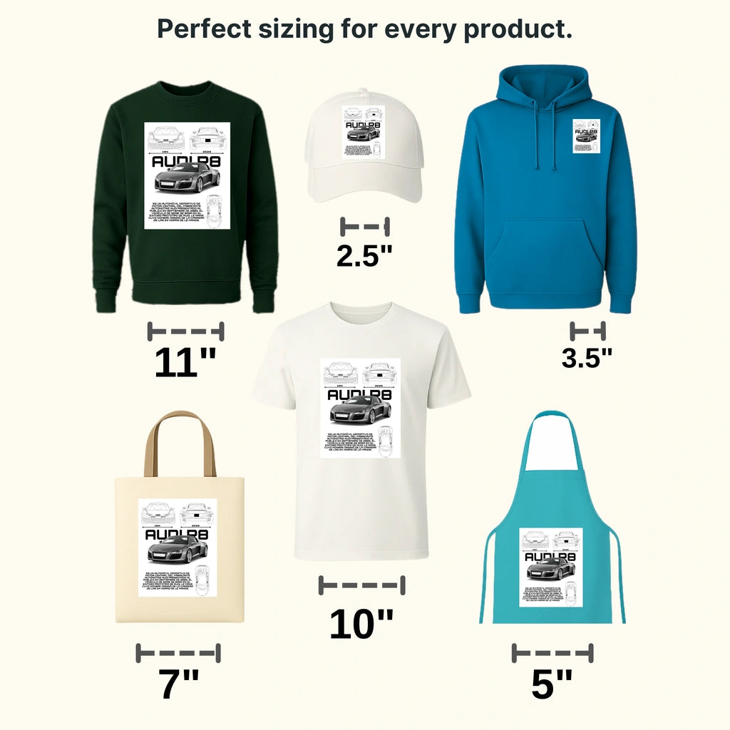 Audi R8 Future 2029 Cars Design - DTF Heat Transfer - transferlegend