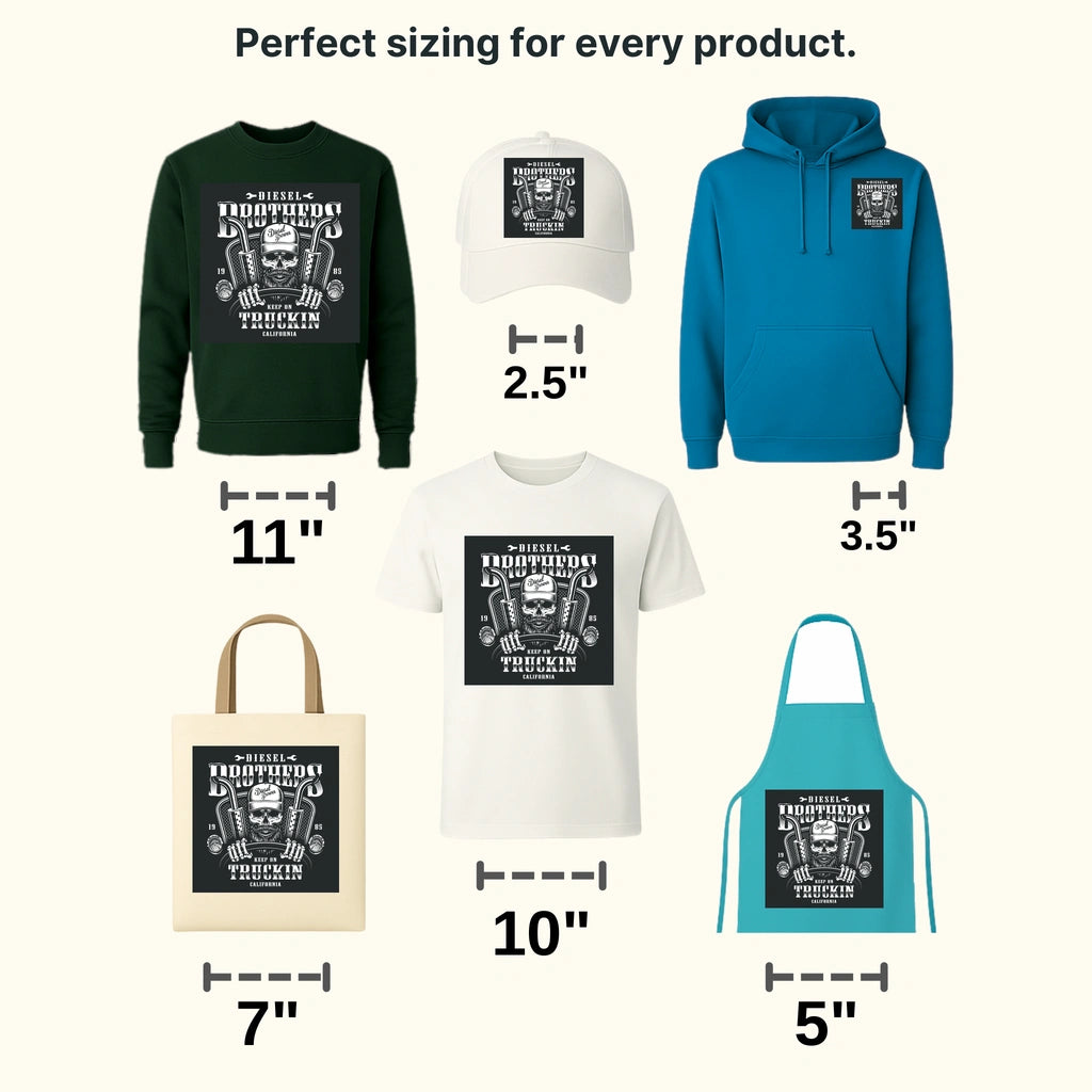 Cars Diesel Brothers Clasic Car Designs - DTF Heat Transfer - transferlegend