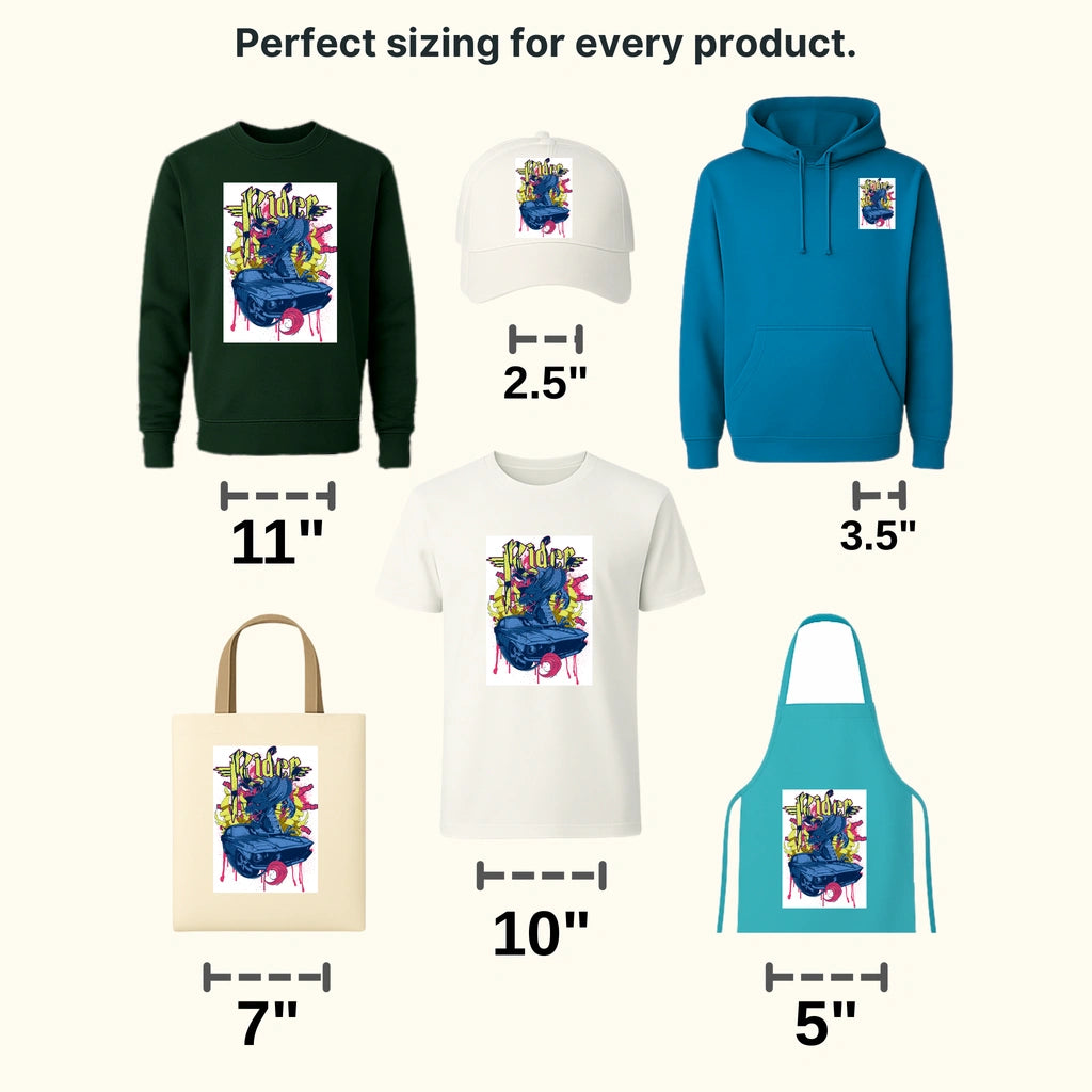 Cars Snake Rider Clasic Car Designs - DTF Heat Transfer - transferlegend