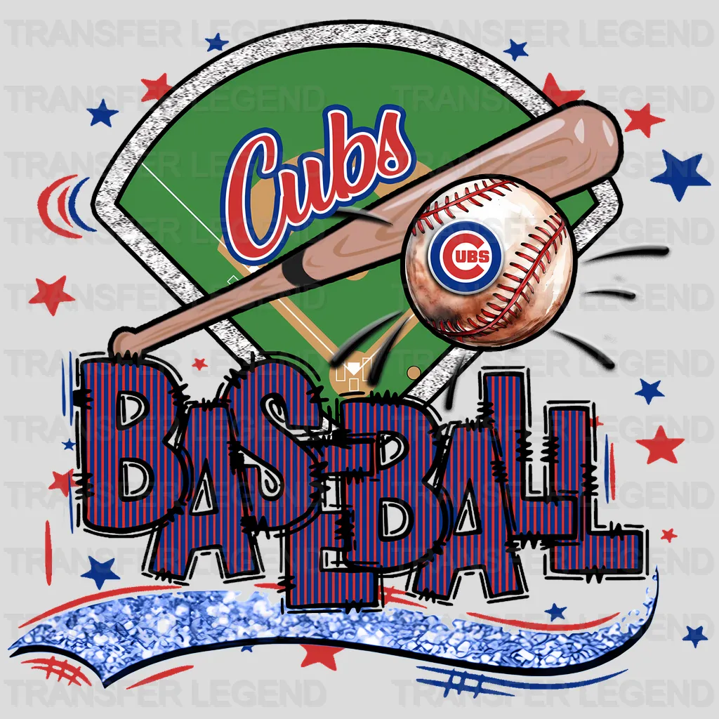 Chicago Cubs MLB All Gas No Brakes DTF Iron On Transfer