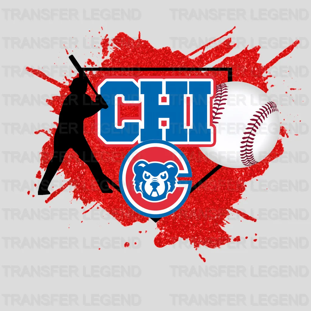 Chicago Cubs MLB Tweety Bird Cartoon Character - DTF Iron On Transfer