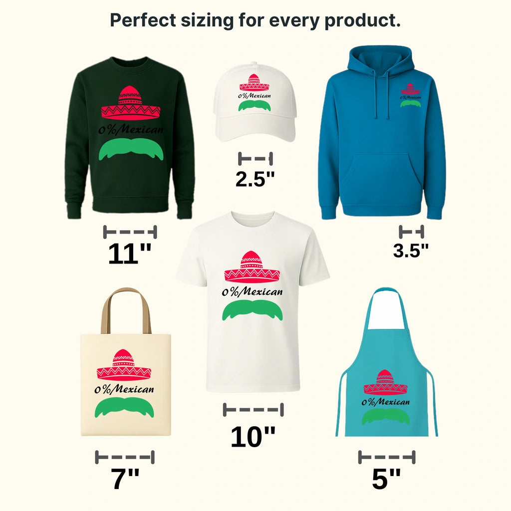 %0 Mexican - Cinco De Mayo DTF heat transfer - transferlegend