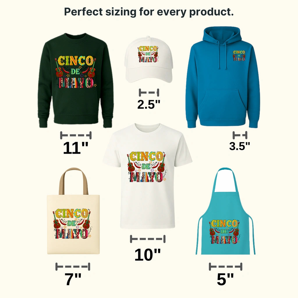 Cinco De Mayo - Cinco De Mayo DTF heat transfer - transferlegend