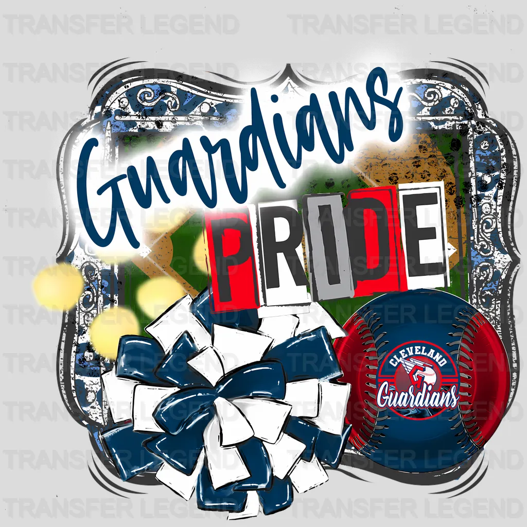 Cleveland Guardians MLB Guardians Pride DTF Iron On Transfer