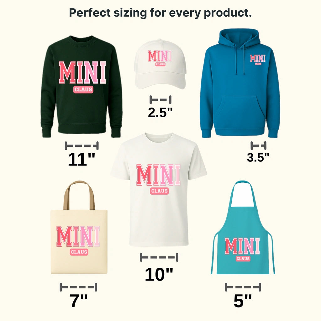 MINI CLAUS Christmas Design - DTF heat transfer - transferlegend